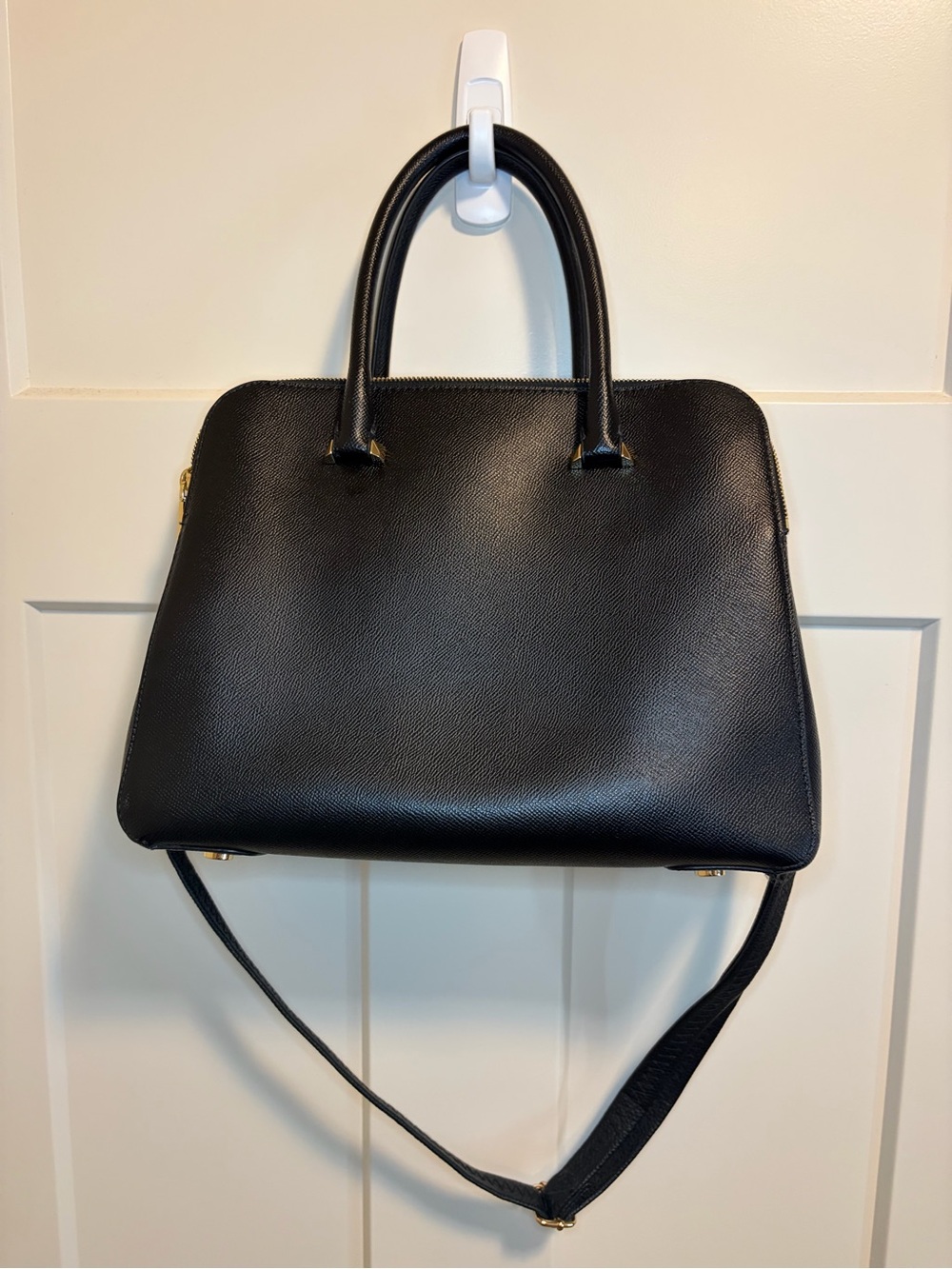 Michael Kors Black Saffiano Satchel - Picture 4 of 12